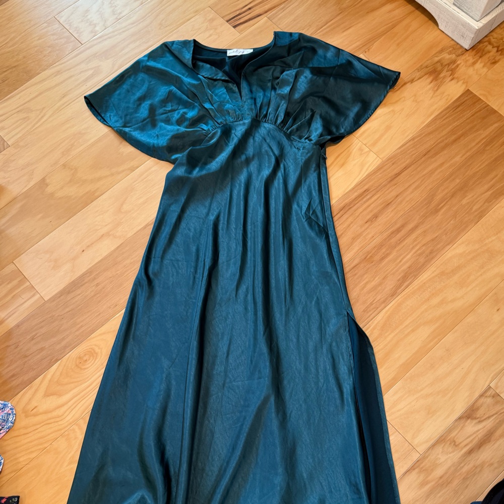 Petal & Pup Dark Teal RICKI MAXI DRESS